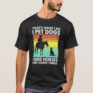 Camiseta Eso Es Lo Que Yo Hago Mascota Perros Que Viajo Cab