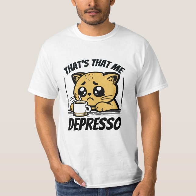 CAMISETA ESO ES QUE YO DEPRESSO (Anverso)