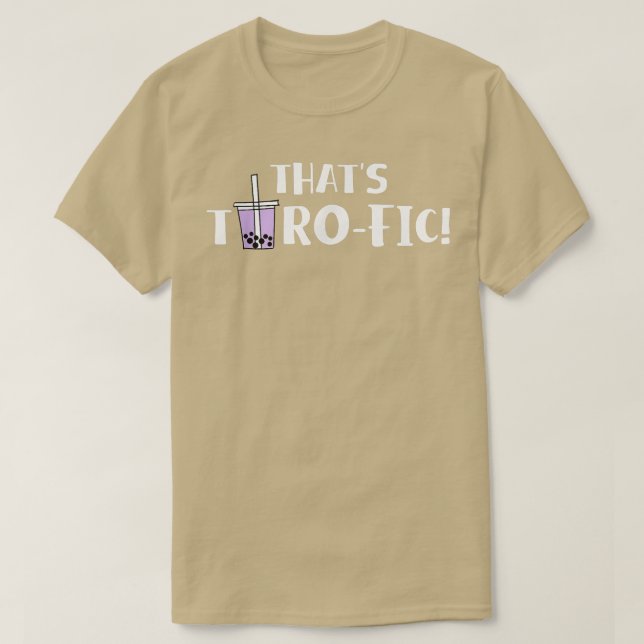 Camiseta Eso es té de burbuja de Boba Thro-Fic  (Diseño del anverso)