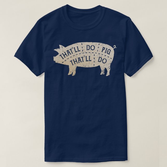 Camiseta Eso hace al cerdo 2 (Diseño del anverso)