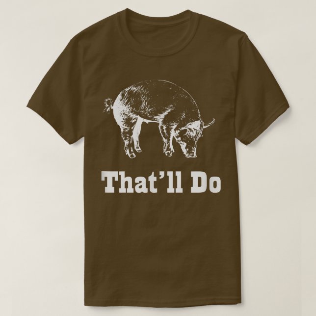 Camiseta Eso hará a Pig Funny Graphic  (Diseño del anverso)