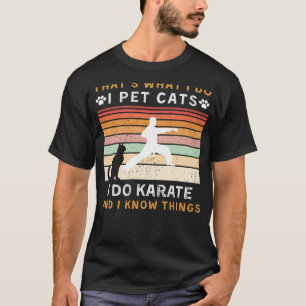 Camiseta Eso  lo que hago es Mascota de gatos y hacer kara