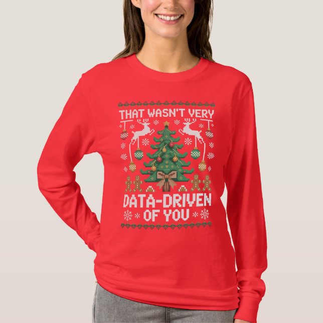 Camiseta Eso no fue muy basado en datos de tu parte" Datos  (Anverso)