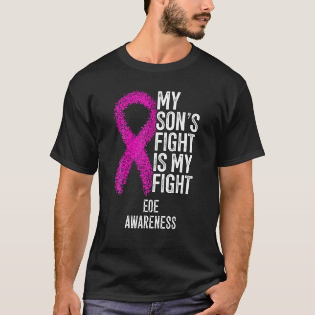 Camiseta Esofagitis Eosinofílica La lucha de mi hijo es mi  (Anverso)