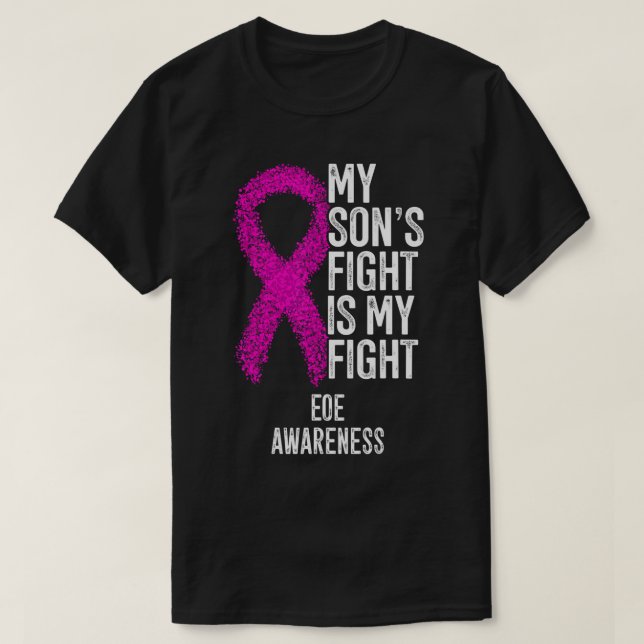 Camiseta Esofagitis Eosinofílica La lucha de mi hijo es mi  (Diseño del anverso)