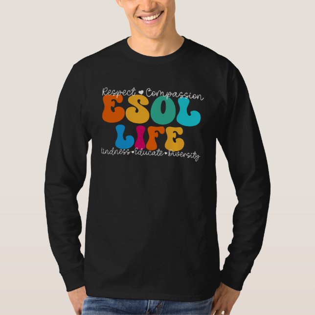 Camiseta ESOL Life Appreciation Week Back to School (Anverso)