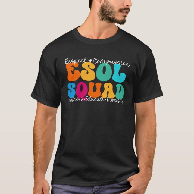 Camiseta ESOL Squad Appreciation Week Back to School (Anverso)