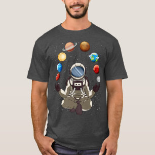 Camiseta Espaciador astronauta Moon Mars Planetas Niños