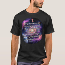 Camiseta Espacial con Versículo Bíblico de los Dos