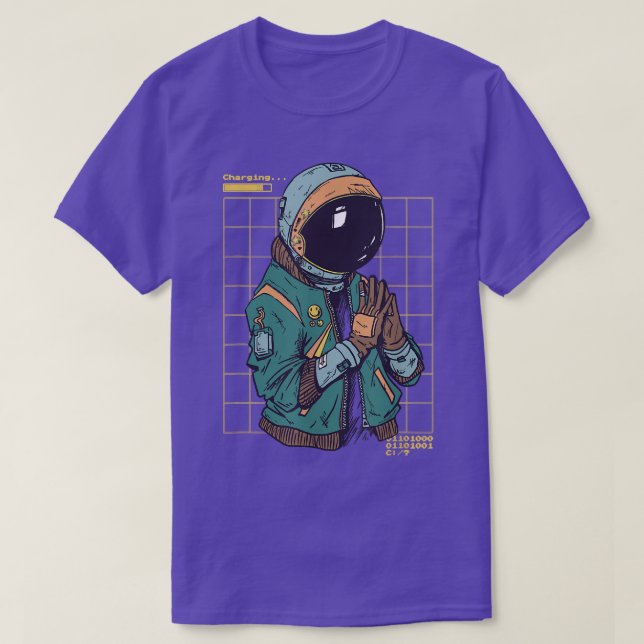 Camiseta espacial Cosmonauta-Astronauta Spaceman (Diseño del anverso)