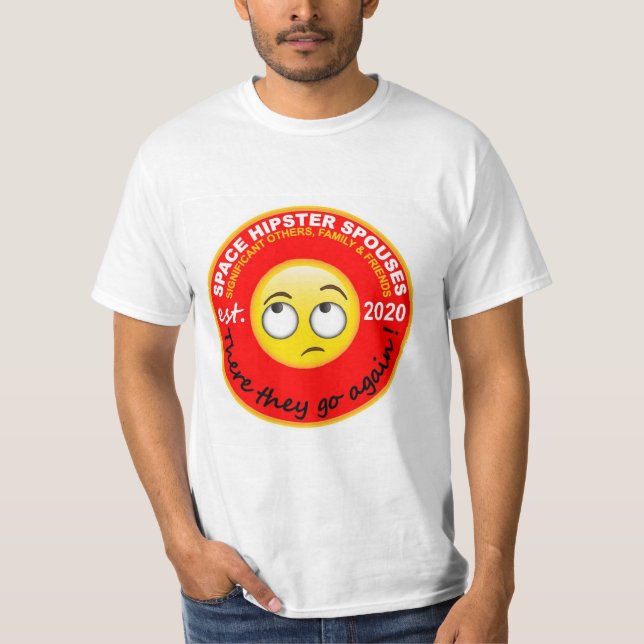 Camiseta espacial Hipsters® Spouses (Anverso)