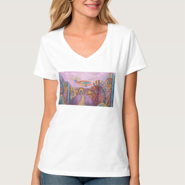Camiseta espacial para mujeres (Anverso)