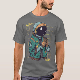Camiseta espacial Premium para astronautas astrona
