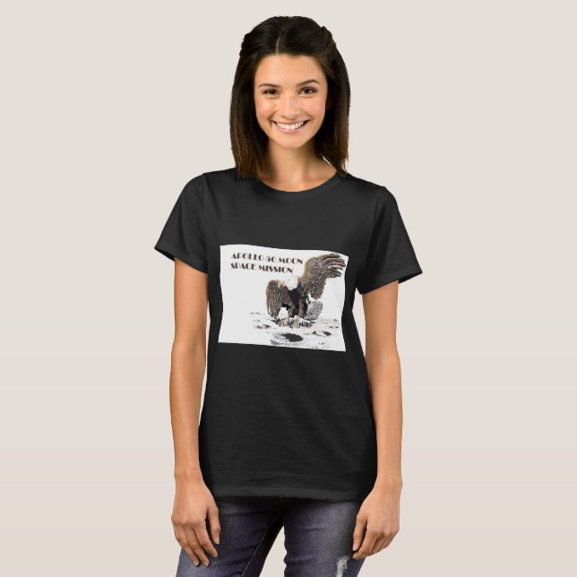 Camiseta Espacio 1969 de la misión de la luna de las (Anverso completo)