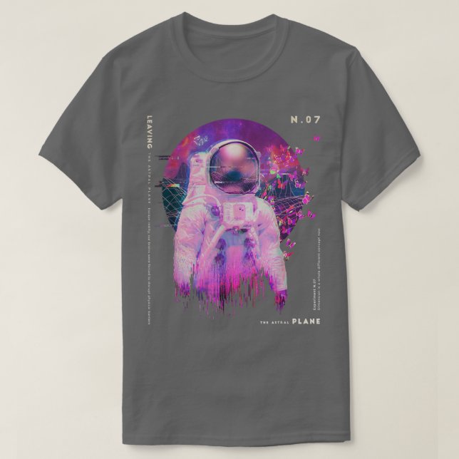 Camiseta Espacio astral astronauta (Diseño del anverso)