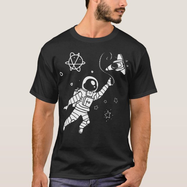 Camiseta Espacio astronauta (Anverso)