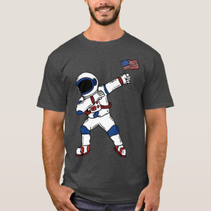 Camiseta Espacio Astronauta Dabbing 4 De Julio