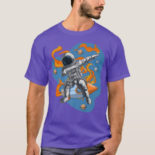 Camiseta Espacio astronauta Dabbing Spaceman Moon Mars Plan