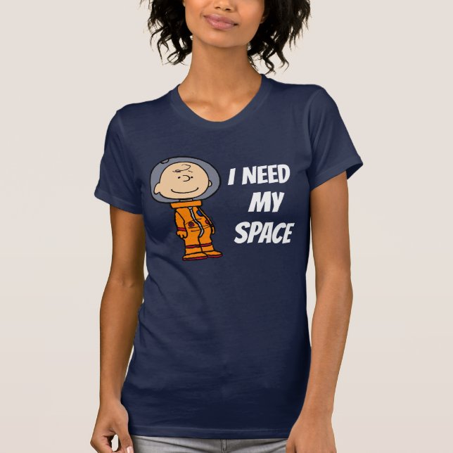 Camiseta ESPACIO | Astronauta de Charlie Brown (Anverso)