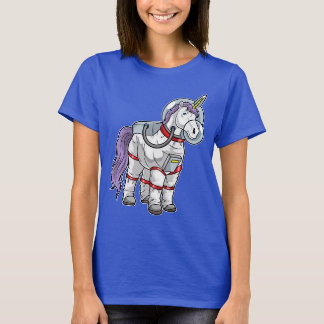 Camiseta Espacio astronauta de Unicorn (Anverso)