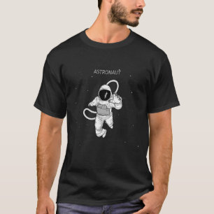 Camiseta Espacio astronauta dibujado a mano
