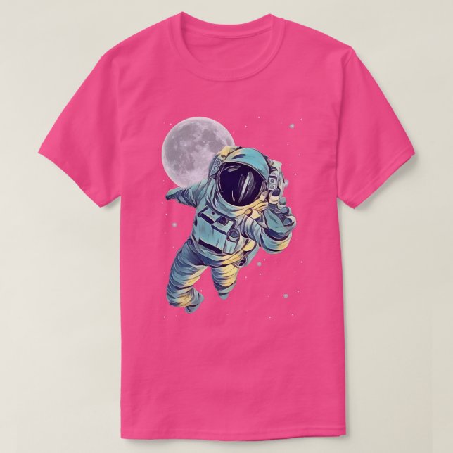 Camiseta Espacio astronauta Espacio estético colorido Eclip (Diseño del anverso)