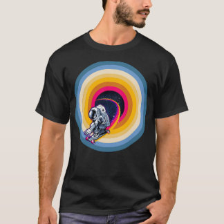Camiseta Espacio astronauta estilo retro vintage