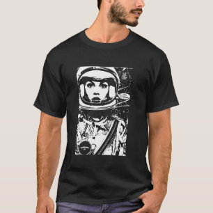CAMISETA ESPACIO ASTRONAUTA MUJER POWMAN ROCKET UNIVERSE MO