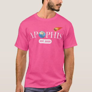 Camiseta Espacio astronómico asteroide Apophis 2029