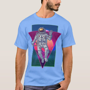 Camiseta Espacio astronómico de arte de la onda de vapor re