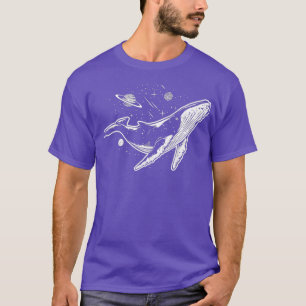 Camiseta Espacio ballena estrellas planetas Explorador de g