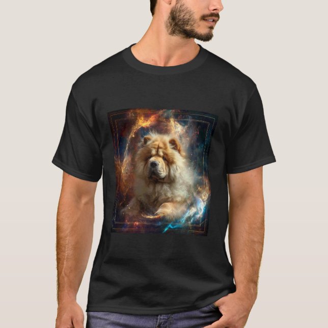 Camiseta Espacio Chow Chow (Anverso)
