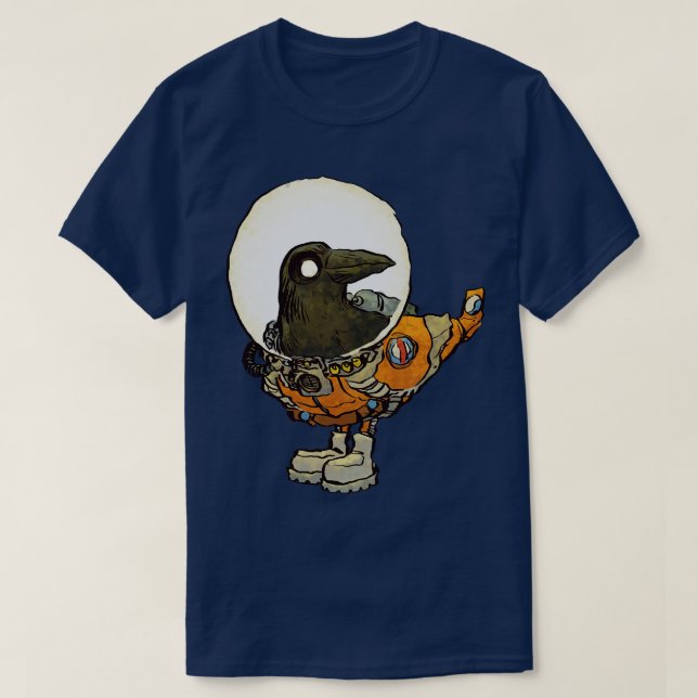 Camiseta Espacio Crow (Diseño del anverso)