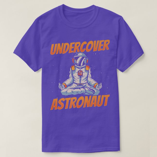 Camiseta Espacio de astronautas de astronautas encubiertos (Diseño del anverso)