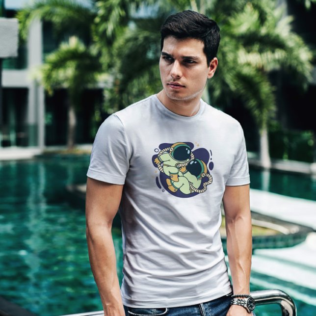 Camiseta Espacio de astronautas de bebés gemelos (Subido por el creador)