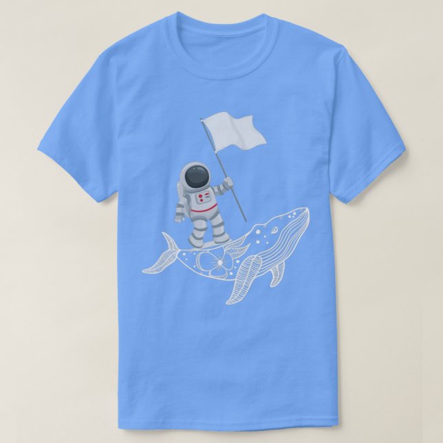 Camiseta Espacio de ballena (Diseño del anverso)