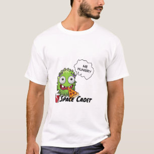 Camiseta Espacio De Cadete Para Niños Jóvenes Y Extranjeros