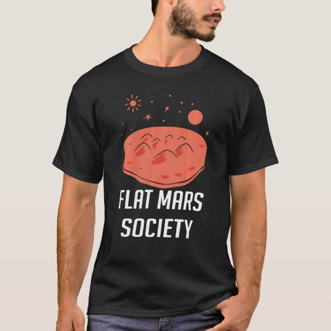 Camiseta Espacio de ciencia ficción Flat Earth Universe de  (Anverso)