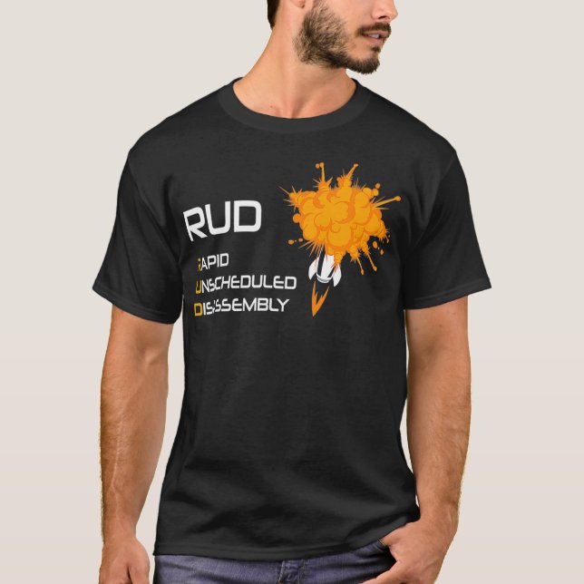 Camiseta Espacio de desmontaje rápido no programado de RUD (Anverso)