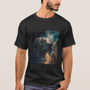 Camiseta Espacio de Golden Retriever