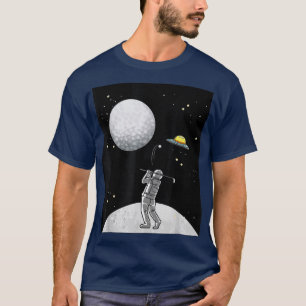 Camiseta Espacio de golf Astronauta OVNI Guay Galay Golf Go