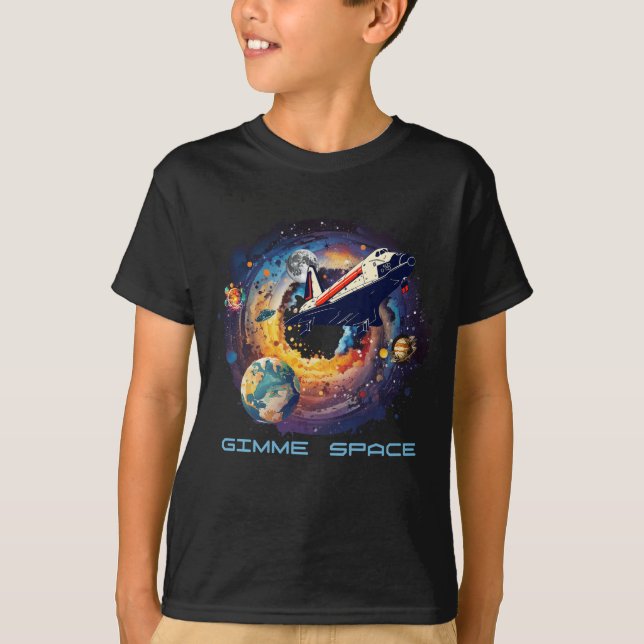 Camiseta Espacio de juego - Negro (Anverso)