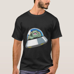 Camiseta Espacio de la nave espacial de la tortuga
