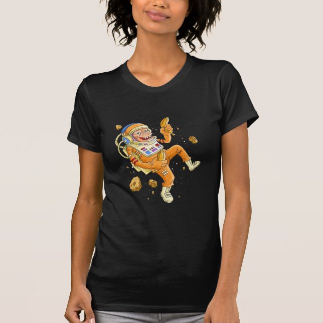 Camiseta Espacio de monos astronautas (Anverso)