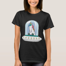 Camiseta Espacio de nave espacial Unicorn