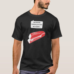 Camiseta Espacio de oficina - grapadora