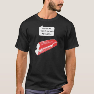 Camiseta Espacio de oficina - grapadora