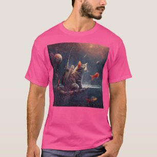 Camiseta Espacio de pesca de gato