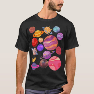 Camiseta Espacio De Planetas