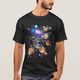 Camiseta Espacio de planetas de sistemas solares